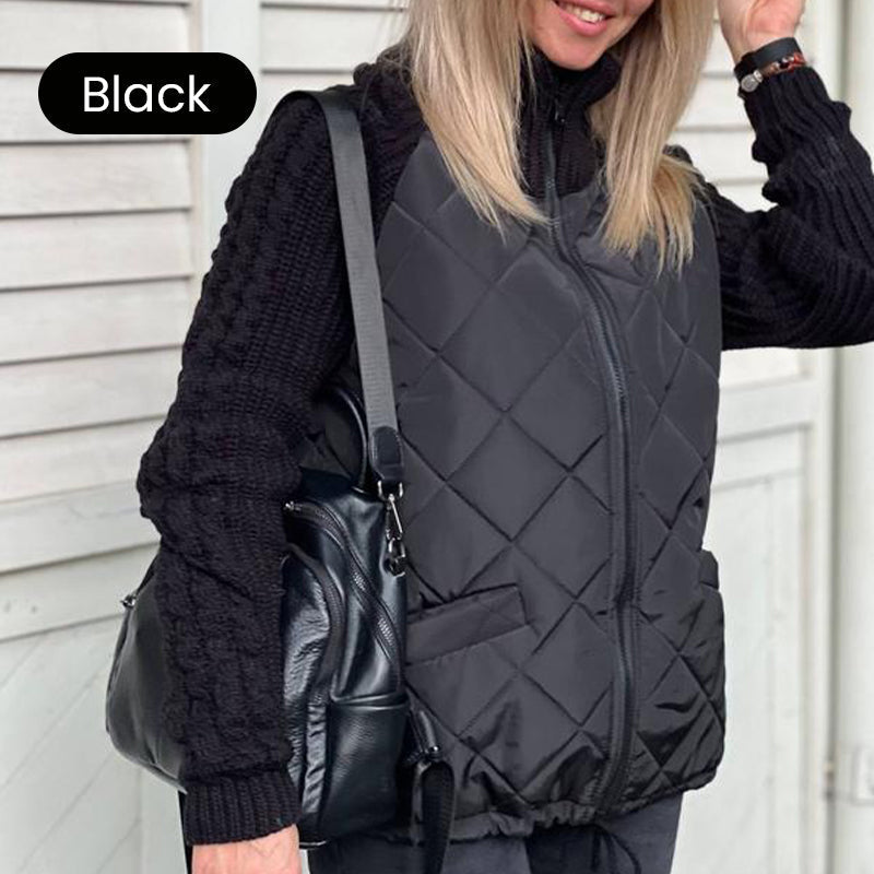 🔥2025 New Women's Knit Patchwork Puffy Jacket