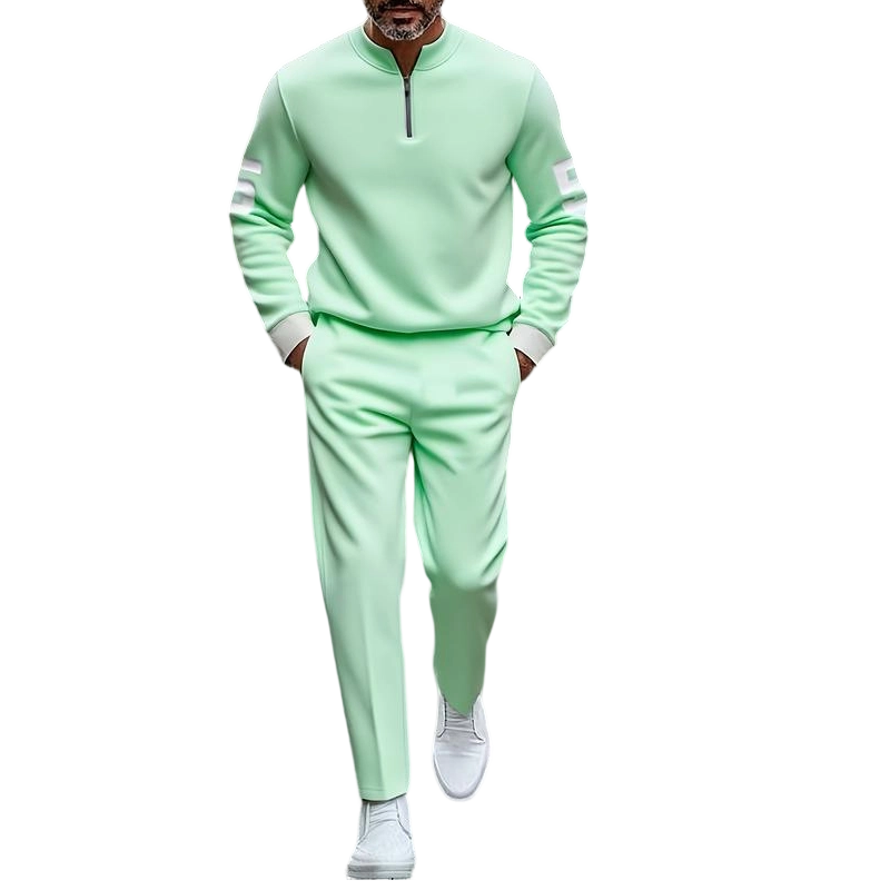 📢📢50% OFF ⏰Men's Half-Zip Top & Pants 2-Piece Set